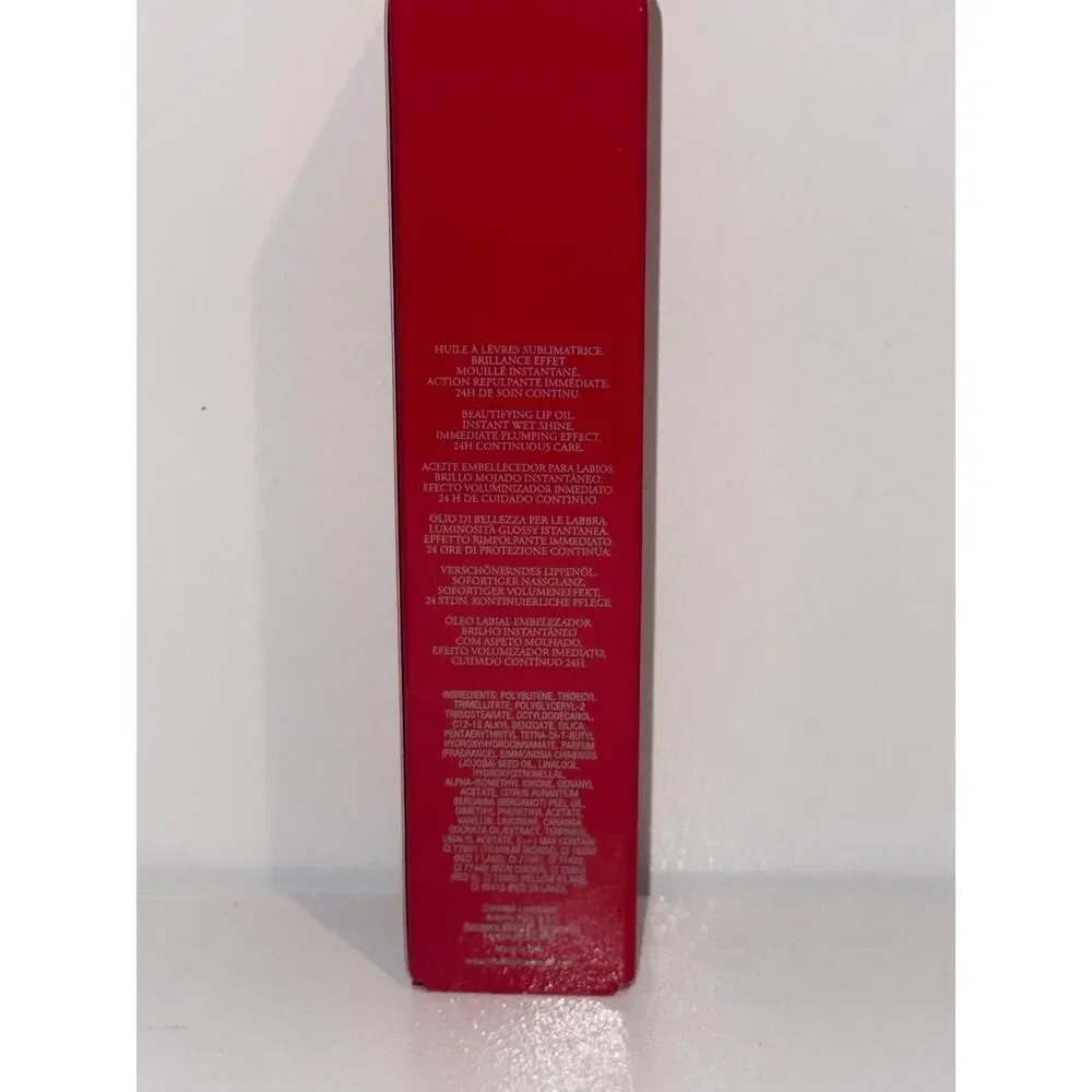 NIB Christian Louboutin Loubibelle Lip Oil Rose Paradise 813O 4.5ml / 0.15 oz